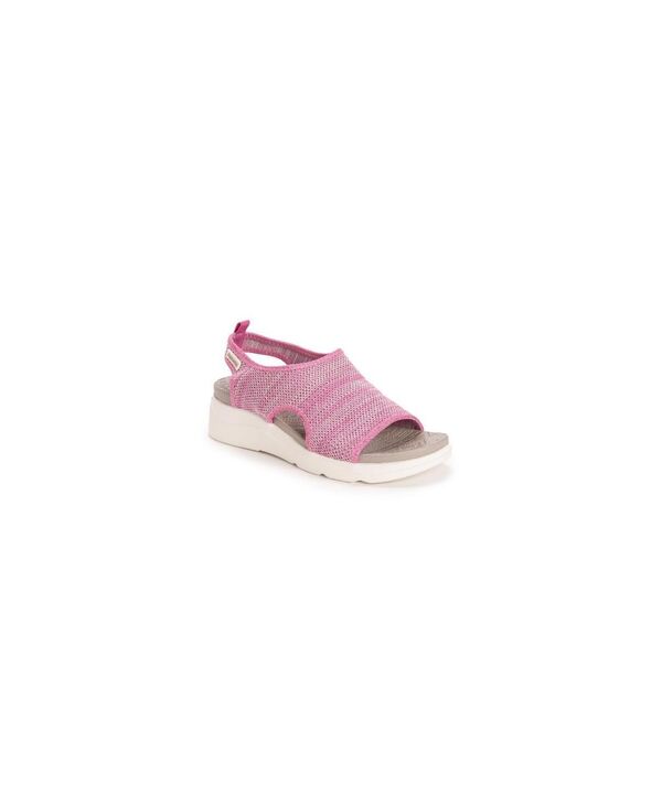 ムクルクス レディース シューズ サンダル MUK LUKS Women's Zahara Sandal Pink marl マール｜ReVida 店