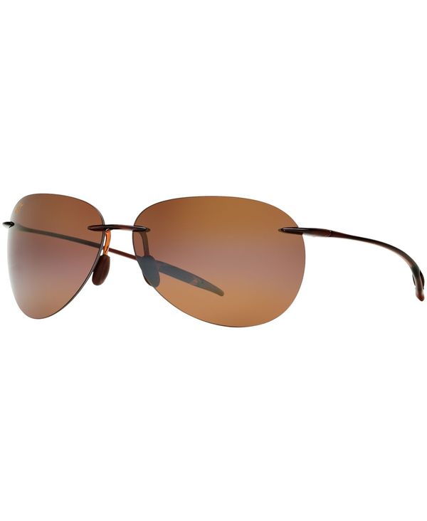 マウイジム メンズ アクセサリー サングラス・アイウェア Maui Jim Polarized Sugar Beach Sunglasses 421 Brown/Bronze Mirror Polarized ブラウン