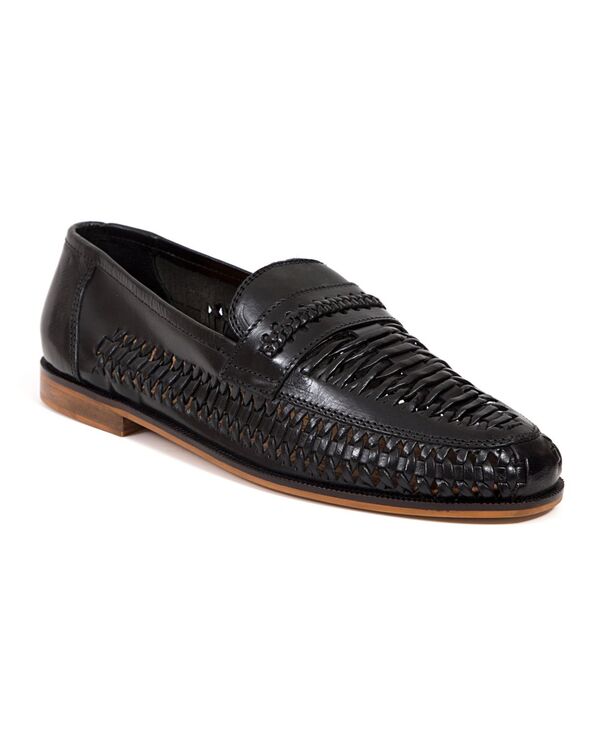 ディアースタッグス メンズ シューズ スリッポン・ローファー ローファー DEER STAGS Men's Puebla Huarache Slip-on Loafers Black ブラック