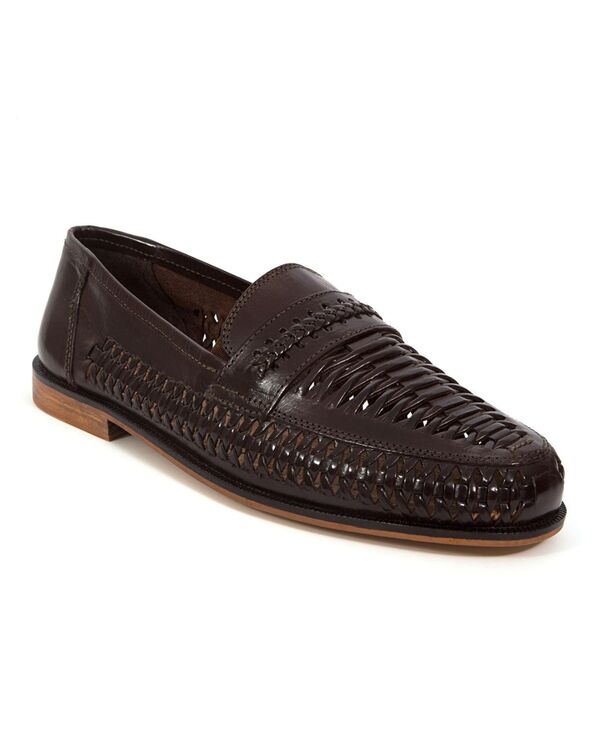 ディアースタッグス メンズ シューズ スリッポン・ローファー ローファー DEER STAGS Men's Puebla Huarache Slip-on Loafers Dark Brown ブラウン