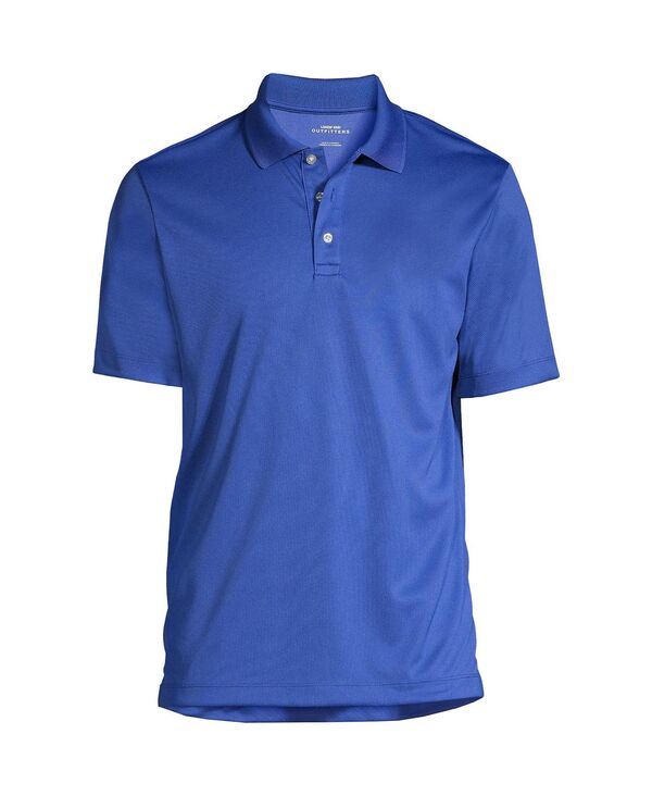 ランズ挙げ句の果て メンズ トップス スポーツシャツ トール プルオーバー Lands\u0027 End School Uniform Men\u0027s Tall Short Sleeve Solid Active Polo Shirts Dark cobalt blue 青み