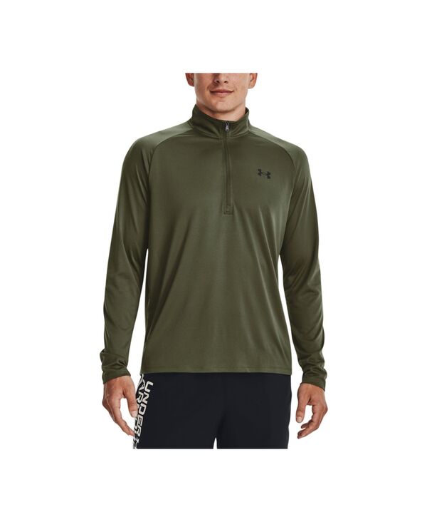 アンダーアーマー メンズ アウター パーカー・スウェット Under Armour Men UA Tech Half-Zip Pullover Od Green / Blk グリーン