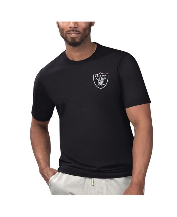 マルガリータビル メンズ トップス Tシャツ Margaritaville Men's Black Las Vegas Raiders Licensed to Chill T-Shirt Black ブラック