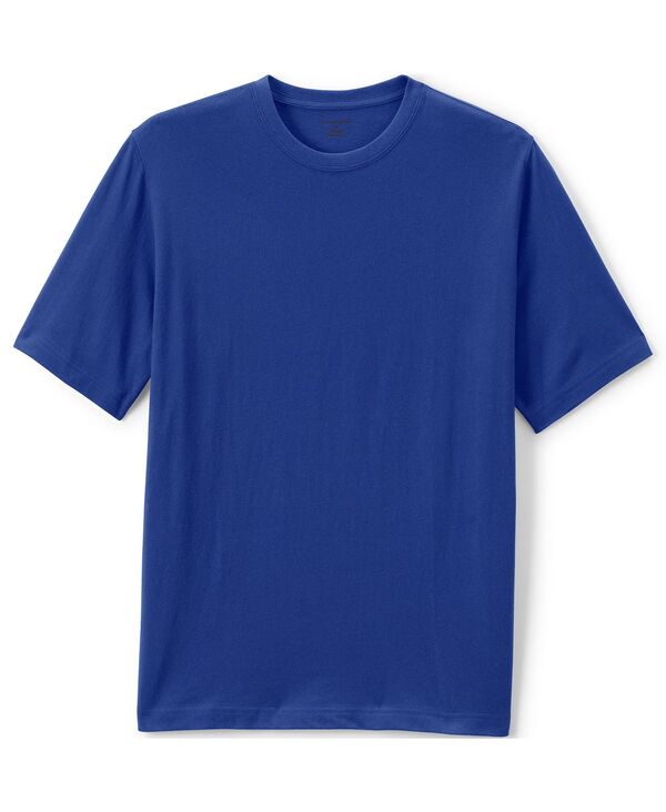 ランズエンド メンズ トップス Tシャツ Lands' End Men's School Uniform Short Sleeve Essential T-shirt Cobalt コバルト