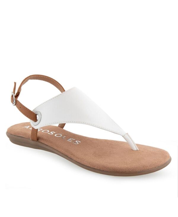 エアロソールズ レディース シューズ サンダル Aerosoles Women's Conclusion Sandals White ホワイト