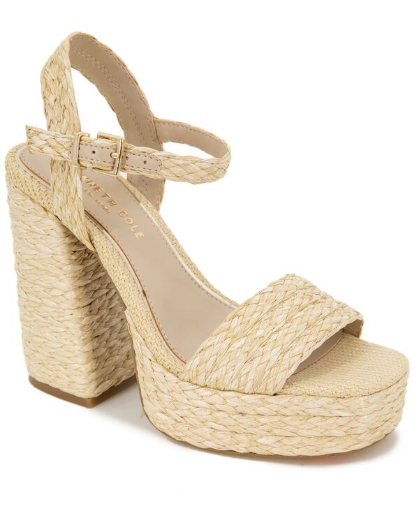 ケネスコール レディース シューズ サンダル プラットフォーム Kenneth Cole New York Women's Dolly Platform Sandals Natural Raffia