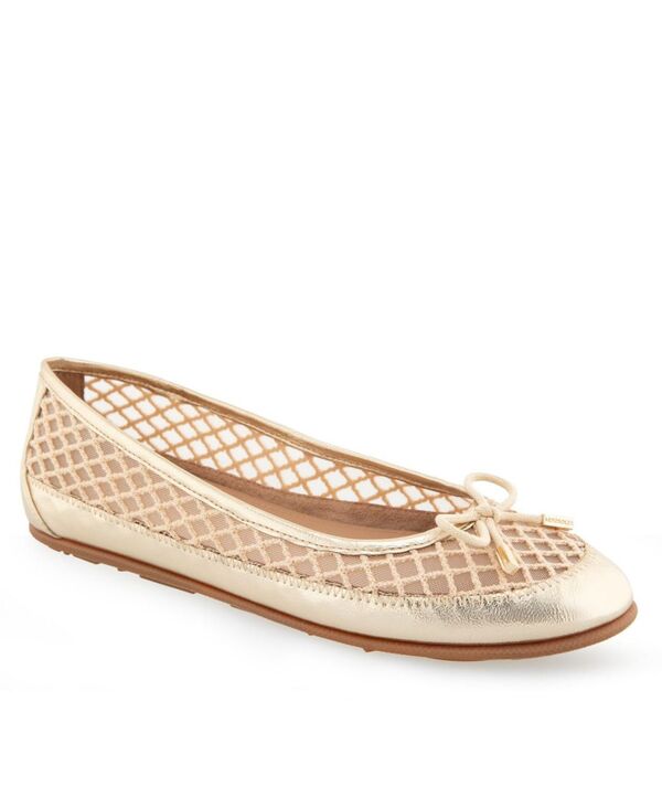 エアロソールズ レディース シューズ パンプス Aerosoles Women's Palma Bow Flats Natural Mesh