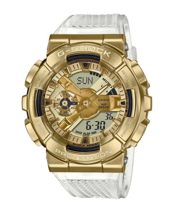 値引 楽天市場 ジーショック メンズ 腕時計 アクセサリー Men S Analog Digital Clear Resin Strap Watch 49mm Clear Gold Tone Revida 楽天市場店 海外輸入 Erieshoresag Org