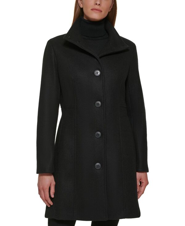 カルバンクライン レディース アウター ジャケット・ブルゾン コート Calvin Klein Womens Walker Coat Black ブラック
