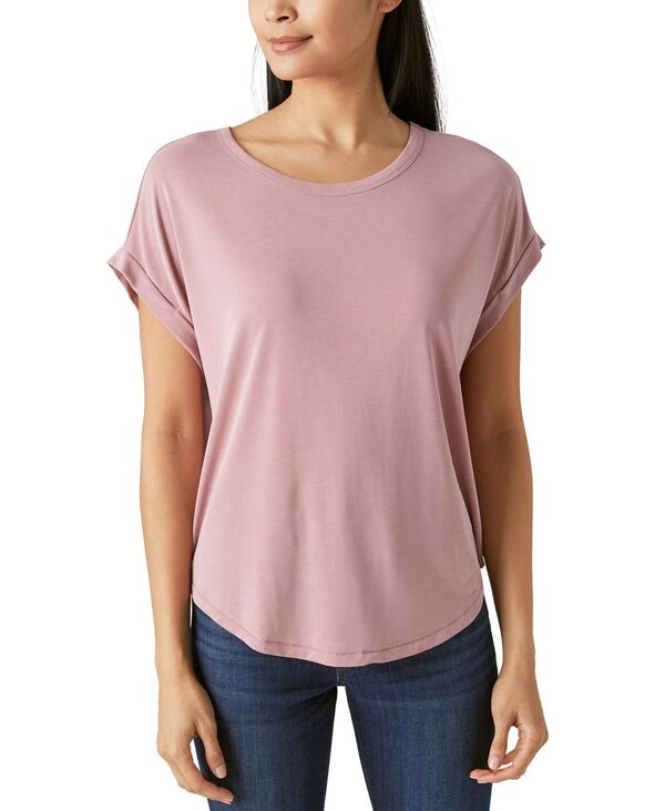 ラッキーブランド レディース トップス シャツ Tシャツ Lucky Brand Women's Short Sleeve Sandwash Dolman Tee NOSTALGIA 10,485円