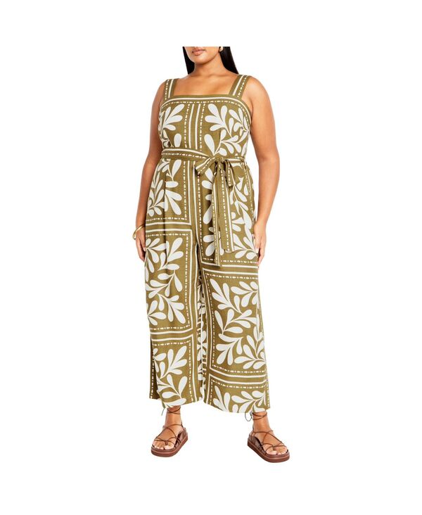 シティーシック レディース トップス ジャンプスーツ プラスサイズ CITY CHIC Plus Size Modern Muse Jumpsuit Juniper border