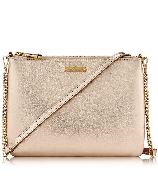 ギギニューヨーク レディース バッグ ショルダーバッグ チェルシー レザー GiGi New York Chelsea Leather Crossbody Bag White Gold ホワイト