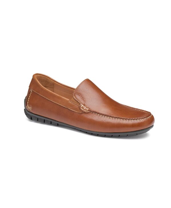 ジョンストンアンドマーフィー メンズ シューズ スリッポン・ローファー ローファー Johnston & Murphy Men's Cort Moc Venetian Driving Loafers Tan タン｜ReVida 店
