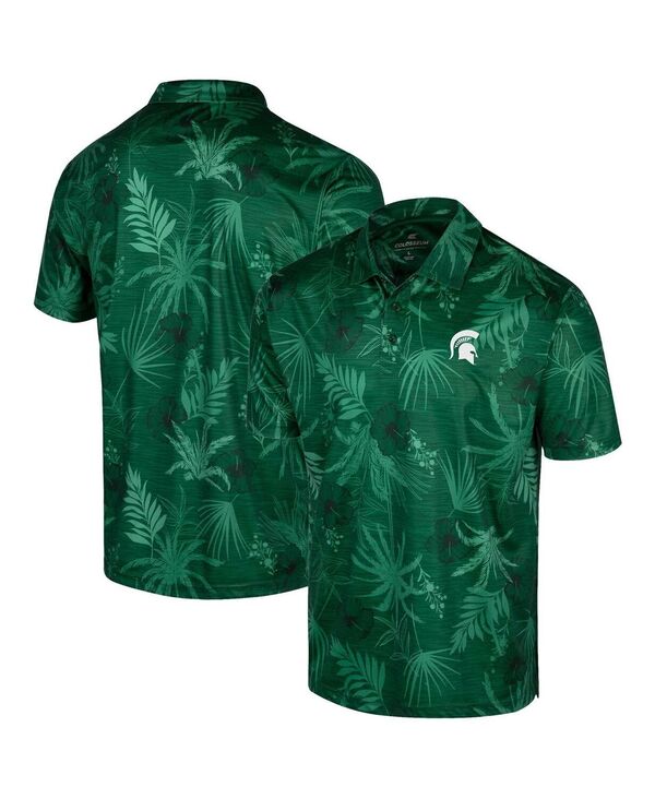 コロシアム メンズ トップス ポロシャツ Colosseum Men's Green Michigan State Spartans Palms Team Polo Shirt Green グリーン