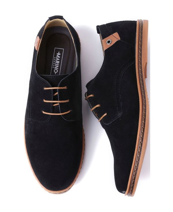 話題の人気 ミオマリオ メンズ オックスフォード シューズ Men S Classic Suede Derby Oxford Shoes Black 人気激安 Www S Ifm Com