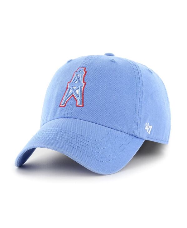 47 ブランド メンズ アクセサリー 帽子 '47 Brand 47 Men's Light Blue Houston Oilers Gridiron Classics Franchise Legacy Fitted Hat Light Blue ブルー|ReVida 店