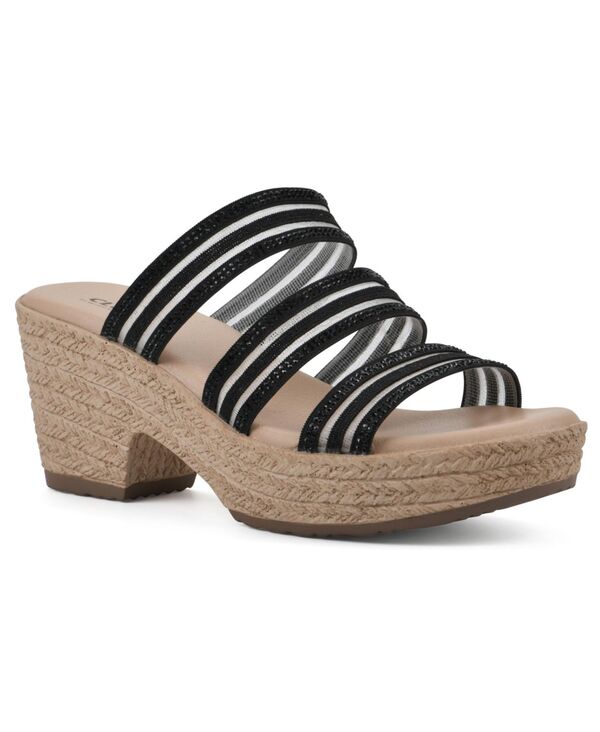 クリフバイホワイトマウンテン レディース シューズ パンプス Cliffs by White Mountain Bianna Cork Wedge Black Mesh ブラック 16,045円