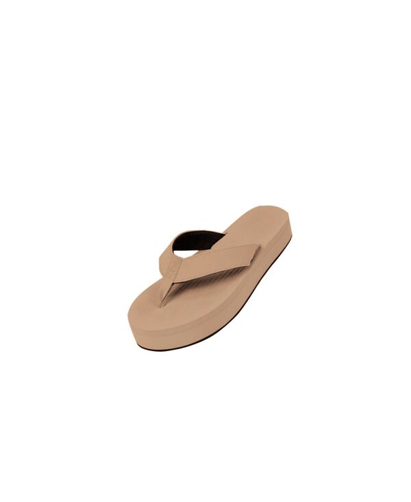インドソール レディース シューズ サンダル プラットフォーム Indosole Women's Flip Flop Platform Soil light