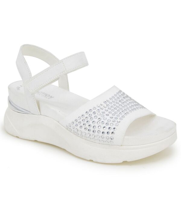 ケネスコール レディース シューズ サンダル Kenneth Cole Reaction Women's Hera Sandals White Jewel ホワイト