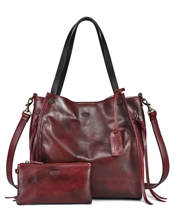オールドトレンド レディース バッグ トートバッグ レザー OLD TREND Women's Genuine Leather Daisy Tote Bag Rusty Red レッド