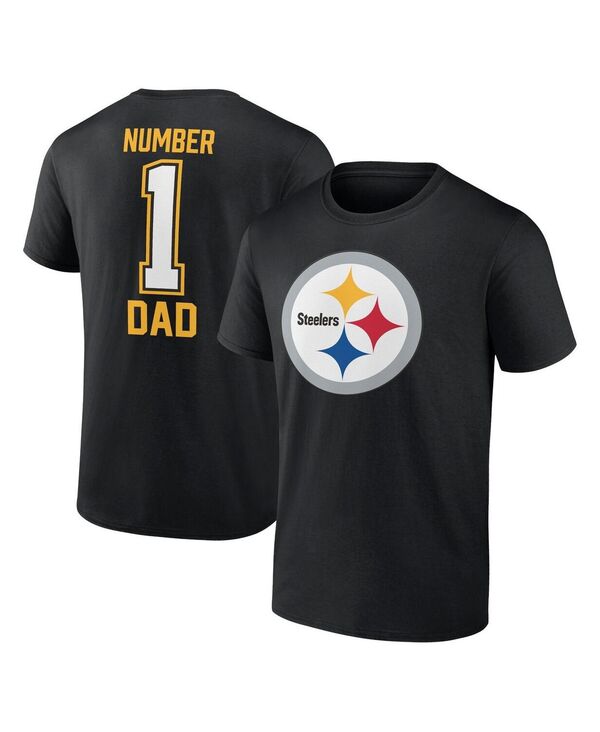 ファナティクス メンズ トップス Tシャツ Fanatics Men's Father's Day NFL T-Shirt Pittsburgh Steelers