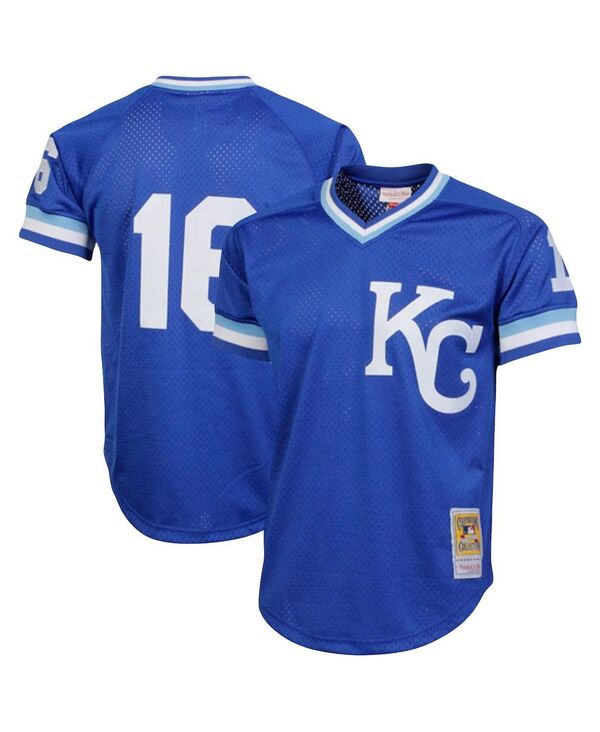 ミッチェル&ネス メンズ トップス シャツ メッシュ トール ジャージー Mitchell & Ness Men's Bo Jackson Royal Kansas City Royals Cooperstown Collection Big and Tall Mesh Batting Practice Jersey Royal 19,066円