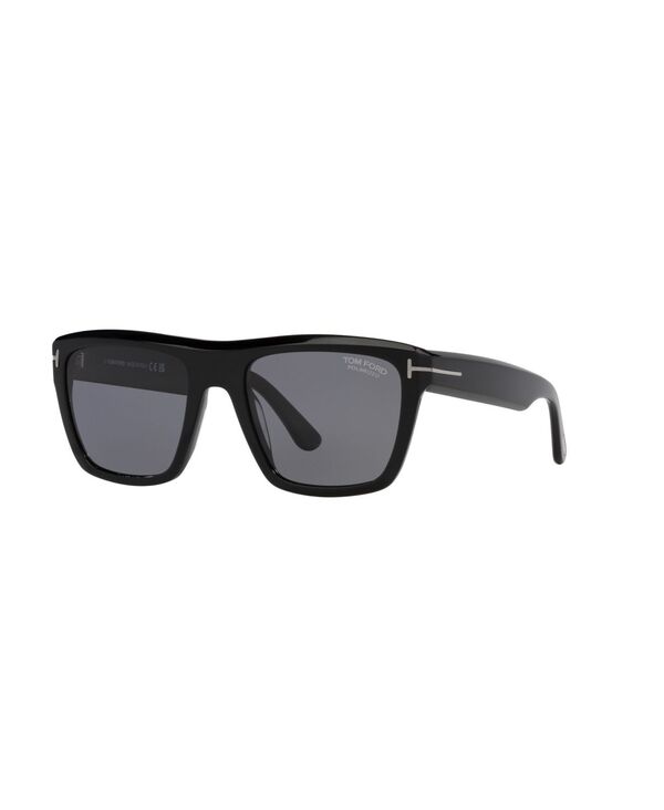 トム・ジェラルド・r・フォード メンズ 添え物 サングラス・アイウェア Tom Ford Men\u0027s Polarized Sunglasses Alberto Black Shiny 黒いこと