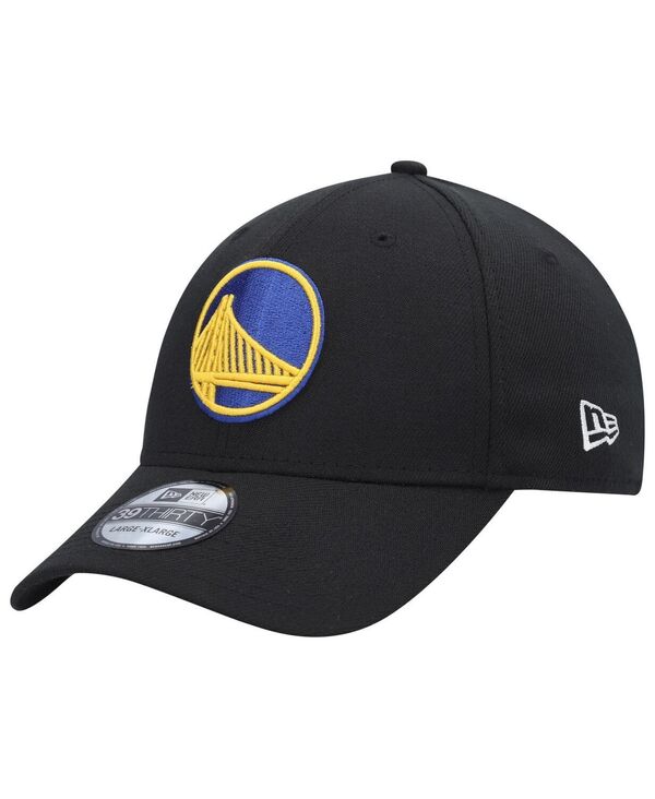 ニューエラ メンズ アクセサリー 帽子 New Era Men's Black Golden State Warriors Official Team Color 39THIRTY Flex Hat Black ブラック
