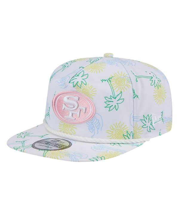 ニューエラ メンズ アクセサリー 帽子 New Era Men's White San Francisco 49ers Vacay Golfer Snapback Hat White ホワイト 8,495円