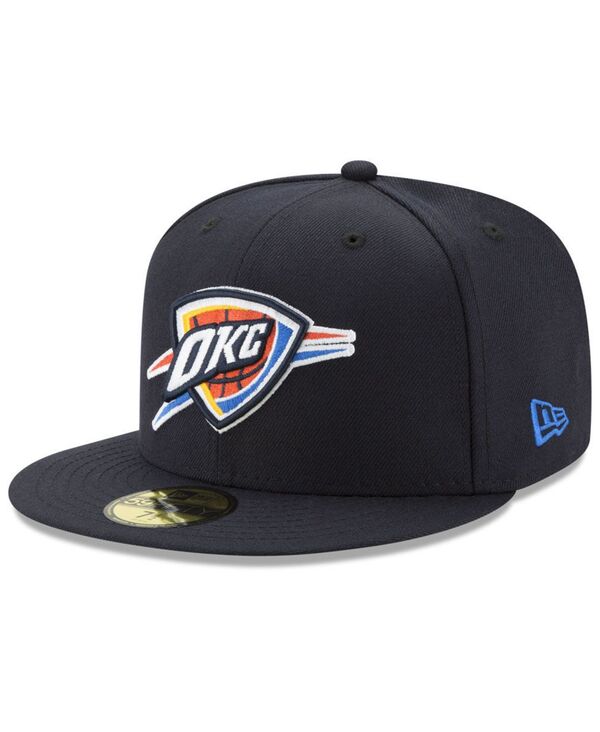 ニューエラ メンズ アクセサリー 帽子 キャップ New Era Oklahoma City Thunder Basic 59FIFTY Fitted Cap 2018 Black ブラック|ReVida 店