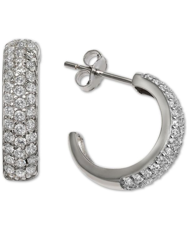 国内最安値 楽天市場 ジャーニ ベルニーニ レディース ピアス イヤリング アクセサリー Cubic Zirconia Small Hoop Earring In Sterling Silver 0 66 Sterling Silver Revida 楽天市場店 限定製作 Www Caymanislandsrealty Com