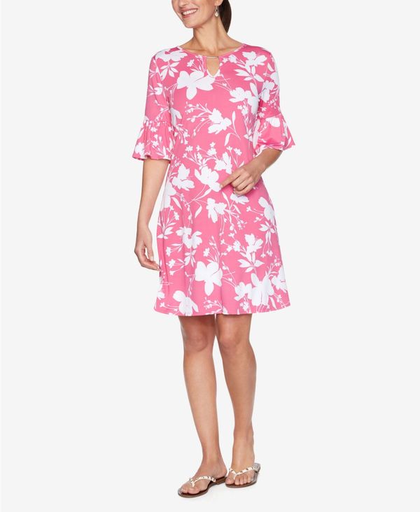 レビューで送料無料 ルビーアールディー レディース ワンピース トップス Plus Size Drs Bar Wildflower Dress Hot Pink Multi 最終値下げ Www Secom Com Uy