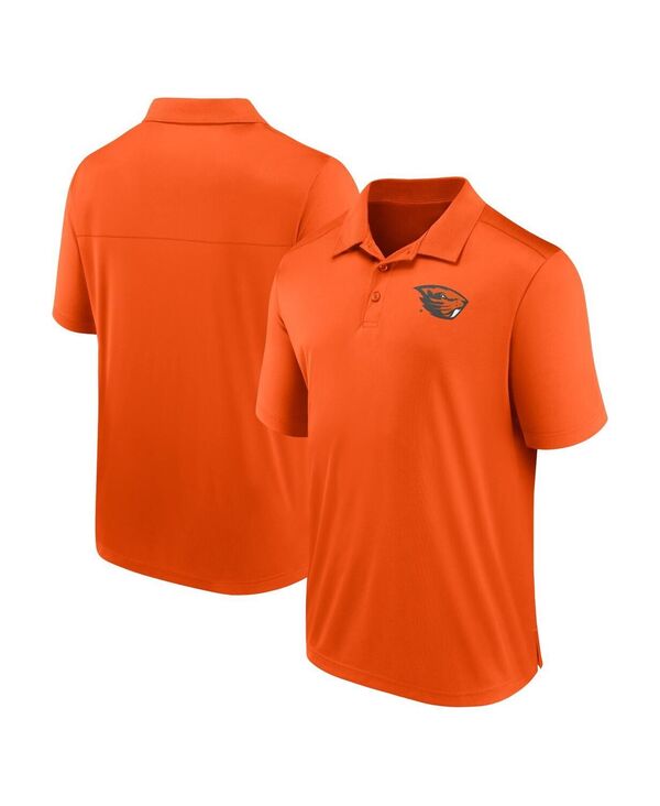 ファナティクス メンズ トップス ポロシャツ Fanatics Men's Orange Oregon State Beavers Left Side Block Polo Shirt Orange オレンジ