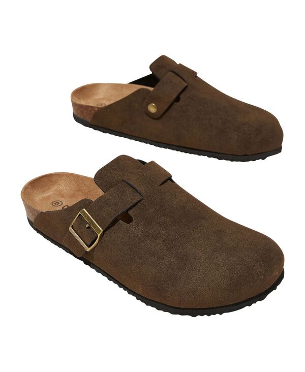 コットンオン メンズ シューズ サンダル COTTON ON Closed Toe Buckle Slide Brown ブラウン 12,690円