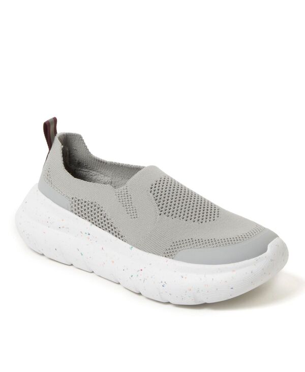 ディアフォームズ レディース シューズ スニーカー Dearfoams Women's ReGrind Crimson Lightweight Slip-On Sneaker Sleet クリムゾン
