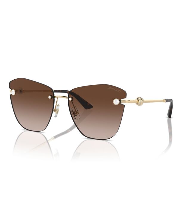 ジミーチュー レディース 付属物 サングラス・アイウェア Jimmy Choo Women\u0027s Sunglasses JC4004HB Pale Gold ゴールド