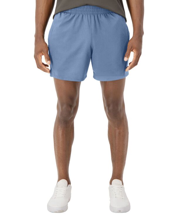 ヘインズ メンズ ボトムス ハーフパンツ・ショーツ Hanes Men's Moves Performance 6 Short Blue Dive ブルー｜ReVida 店