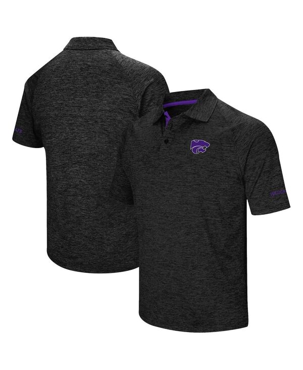 円形劇場 メンズ トップス スポーツシャツ 落ち込む Colosseum Men\u0027s Black Kansas State Wildcats Down Swing Polo Shirt Black 黒いこと