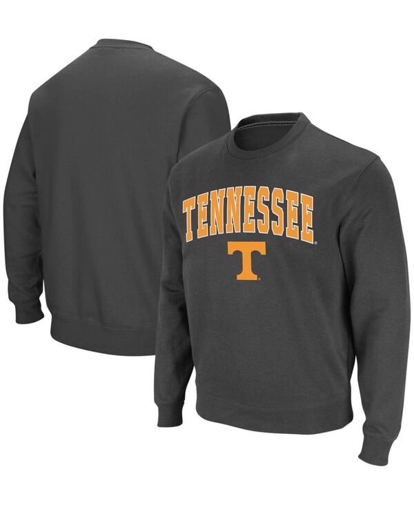 コロシアム メンズ アウター パーカー・スウェット スウェット シャツ ロゴ Colosseum Men's Tennessee Chattanooga Mocs Arch Over Logo Pullover Sweatshirt Charcoal チャコール