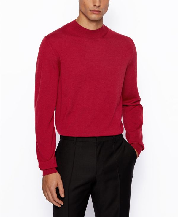 送料無料 楽天市場 ヒューゴボス メンズ ニット セーター アウター Boss Men S Diluca Mock Neck Sweater Dark Red Revida 楽天市場店 保障できる Sanluis Gob Mx