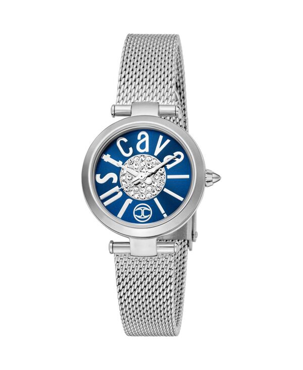 【貨物輸送無料】 ジャストカバリ レディース ウォッチ 佩び物 Women\u0027s Modena Blue Dial Watch - JC1L280M0035 Open Miscellaneous