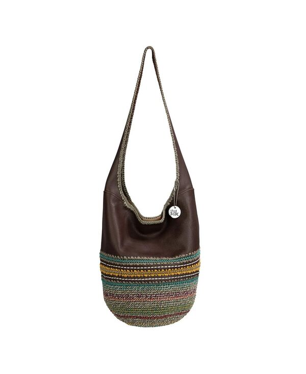 【送料無料】 ザサック レディース ハンドバッグ バッグ Limited Edition Crochet Seminyak 120 Hobo Mahogany Seminyak|ReVida 店