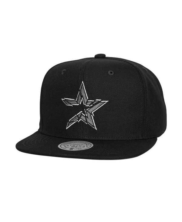 【送料無料】 ミッチェル&ネス メンズ 帽子 アクセサリー Men's Black Houston Astros Shattered Snapback Hat Black
