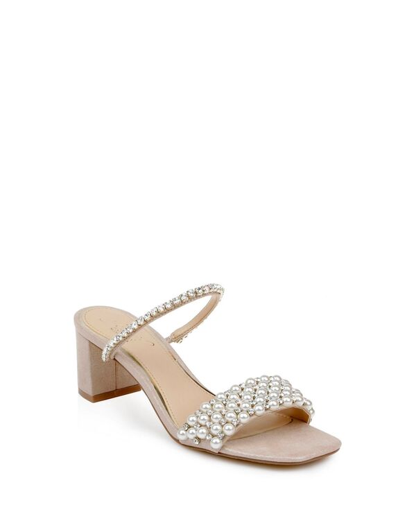 【送料無料】 ジュウェルダグレイミシュカ レディース サンダル シューズ Orsen Embellished Slide Sandals Rose Gold-Tone|ReVida 店