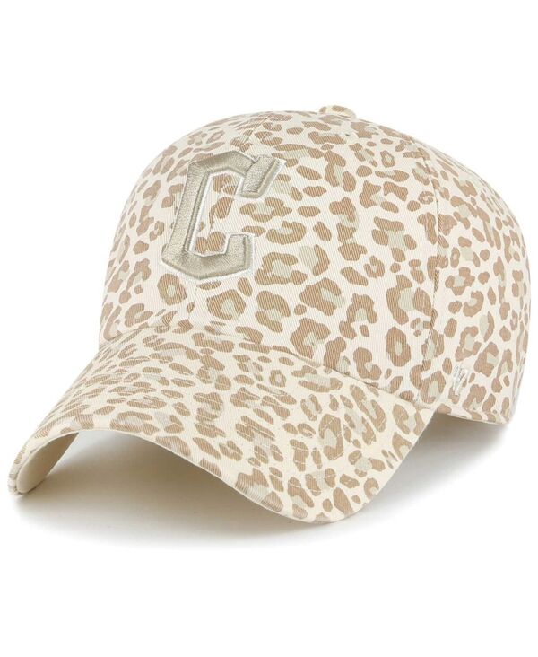 【送料無料】 47ブランド レディース 帽子 アクセサリー 47 Brand Women's Natural Cleveland Guardians Panthera Clean Up Adjustable Hat Natural|ReVida 店
