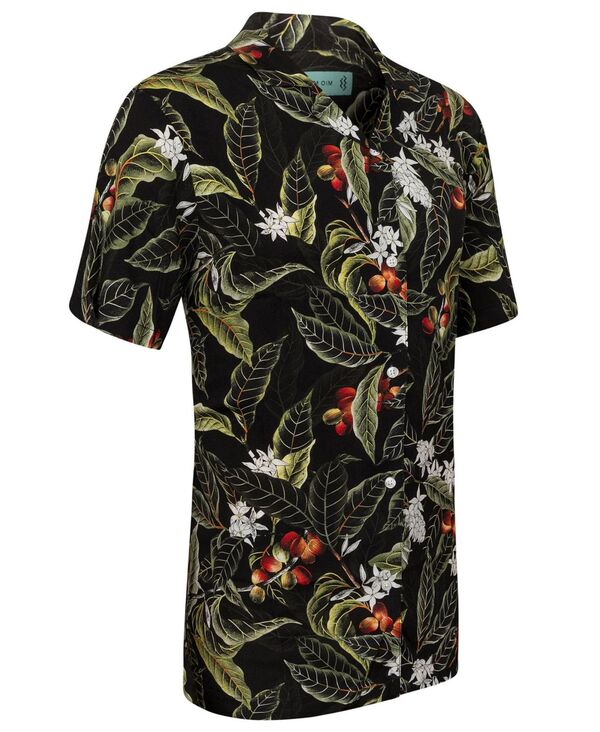 ミオマリオ メンズ トップス シャツ ダウン Mio Marino Mens Casual Button-Down Hawaiian Shirt - Short Sleeve Congo jade|ReVida 店