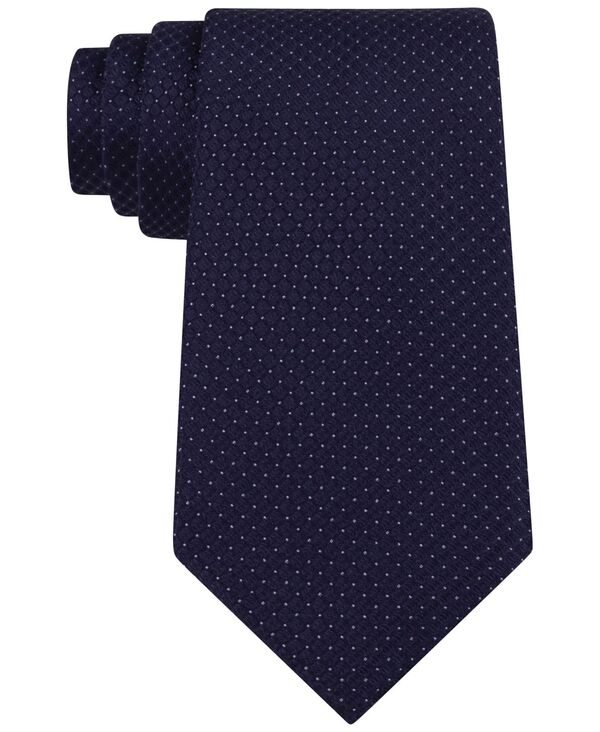 カルバンクライン メンズ アクセサリー ネクタイ Calvin Klein Men's Micro Solid Tie Navy ネイビー