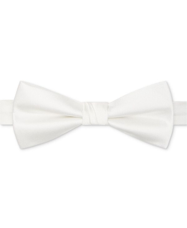 カルバンクライン メンズ アクセサリー ネクタイ Calvin Klein Men's Pre-Tied Unison Bowtie Ivory アイボリー