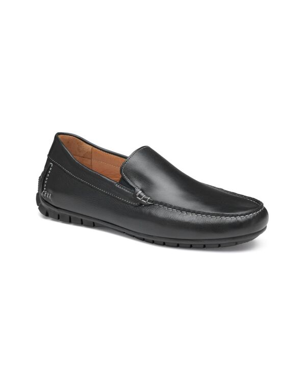 ジョンストンアンドマーフィー メンズ シューズ スリッポン・ローファー ローファー Johnston & Murphy Men's Cort Moc Venetian Driving Loafers Black ブラック