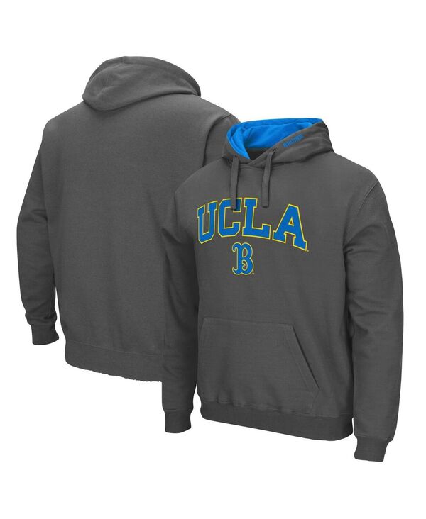 コロシアム メンズ アウター パーカー・スウェット ロゴ パーカー Colosseum Men's UCLA Bruins Arch Logo 3.0 Pullover Hoodie Charcoal チャコール